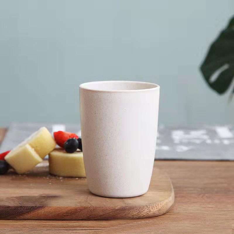 Wheat Straw Circular Mouthwash Cup With Modern Design Suitable For Gifts