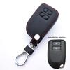 2 3 Buttons Leather Car Key Cover For Toyota Yaris Vios Previa Prado Smart Remote Control Keychain Jacket Holder Protector Case