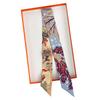 2025 Brand Design Horse Animal Women Mulberry Silk Scarf Luxury Scarves Headband Foulard Skinny Bag Wrap Scarves Neckerchief
