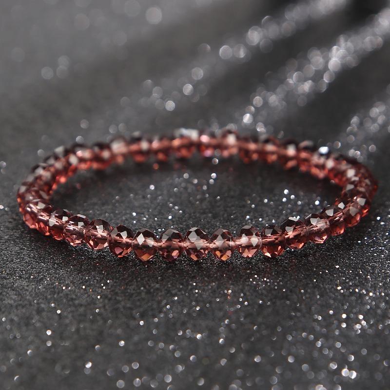 Women's Beaded Simple Fashion Crystal Bracelet, Female Sweet Temperament Korea