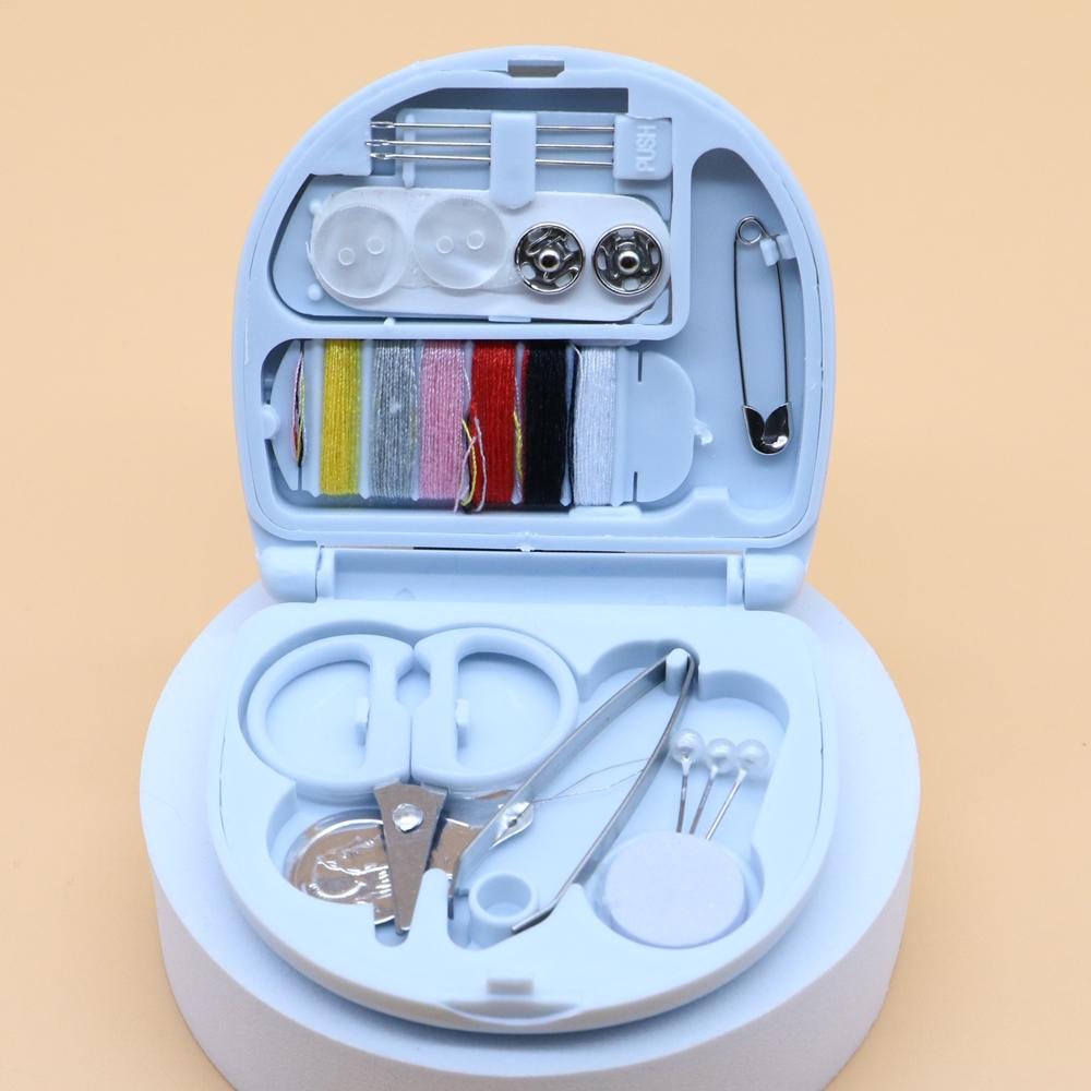

Полукруглый мини-переносной дорожный швейный бокс для дома DlY набор иголок и ниток