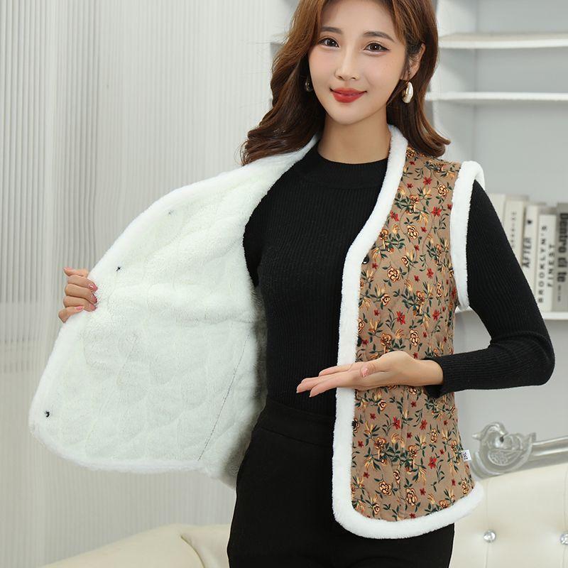 Fashionable and Warm Fleece-lined Jacket for Women In Autumn and Winter