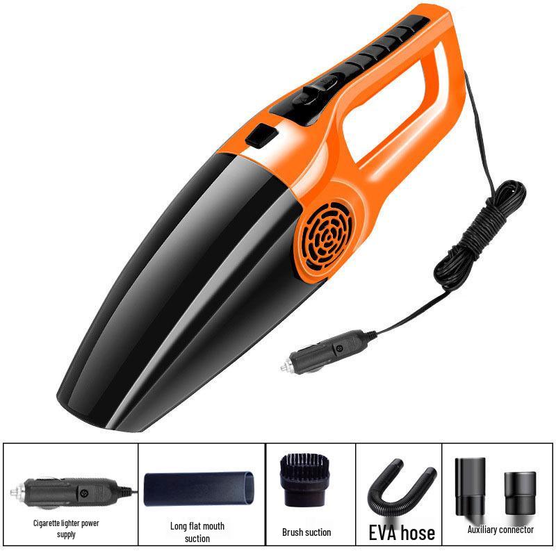 Dual-Use Handheld Car Vacuum Cleaner - Portable, High-Power, Wet/Dry for Home and Auto