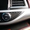 For Toyota Highlander 2014- Real Carbon Fiber Console AC Switch Cover Trim