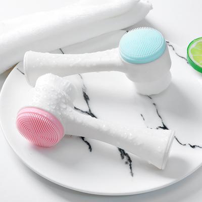Brosses de massage nettoyantes pour le visage, produit de lavage du visage, outil de soin de la peau, brosse nettoyante pour le visage 3D en silicone double face, portable