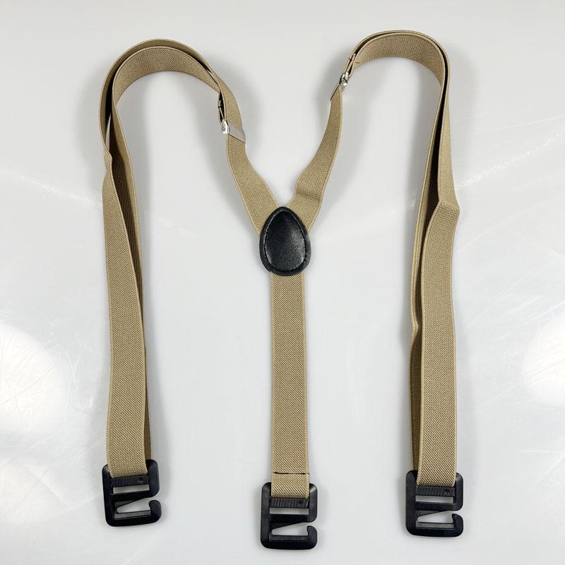 2.5Cm Width Men'S Suspenders  Creative 3 Hooks Suspenders Man Pants Casual Mens Trouser Suspenders  Adjustable Brace