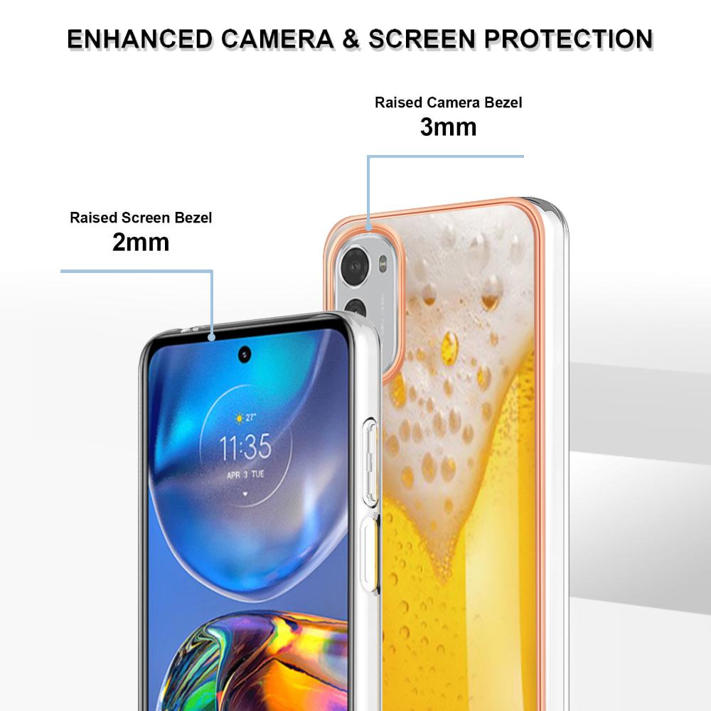 Luksus IMD galvaniseringsramme TPU støtsikker telefonveske for Motorola Moto E20 E30 E40 Moto G53 E13 E32 E32S Moto G Play