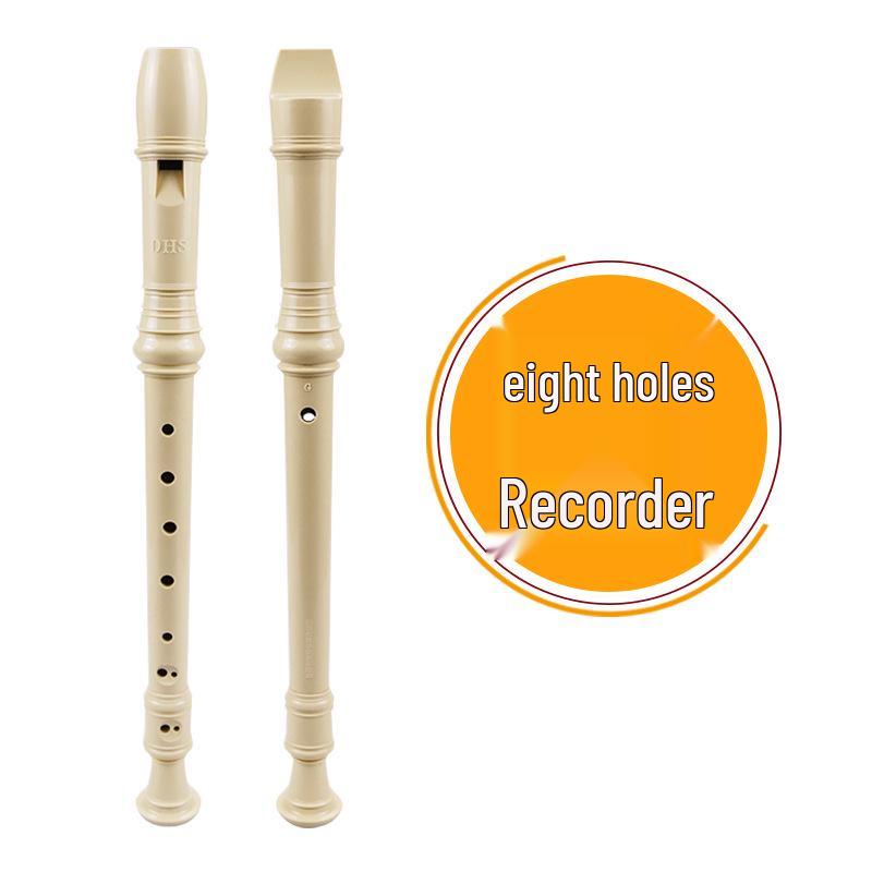 Блок-флейта Chimei DHS Сопрано - Немецкий стиль, 8 отверстий, Пластиковая флейта для начинающих