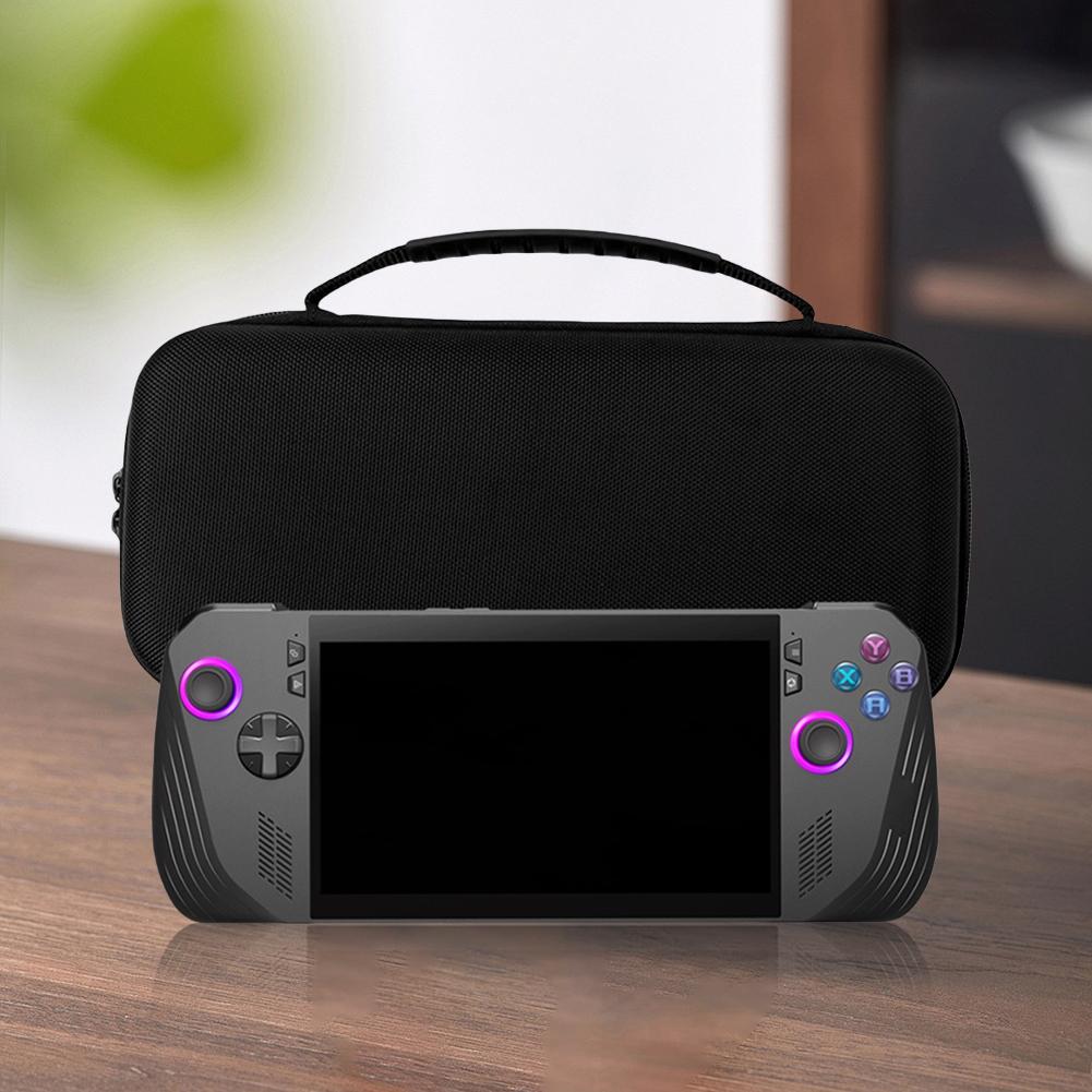 EVA Hard Carrying Case with Accessory Pocket Travel Protective Handbag Hard Shell Case for Asus Rog Ally X/Rog Ally Game Console