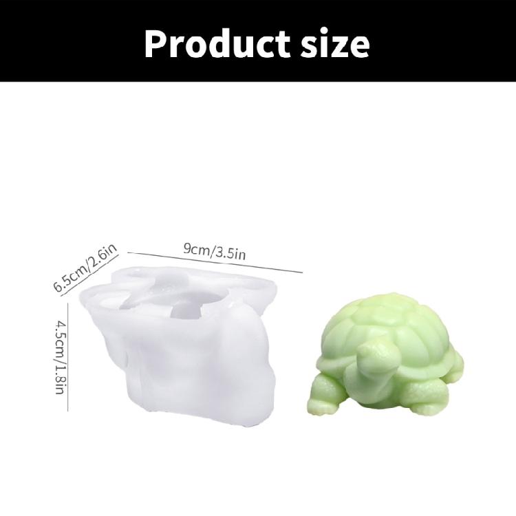 Turtles Shape Crafting Mold Landscape Molds Handmade Moulds Flexible Silicone Tool Silicone Turtles Molds Figurine Molds