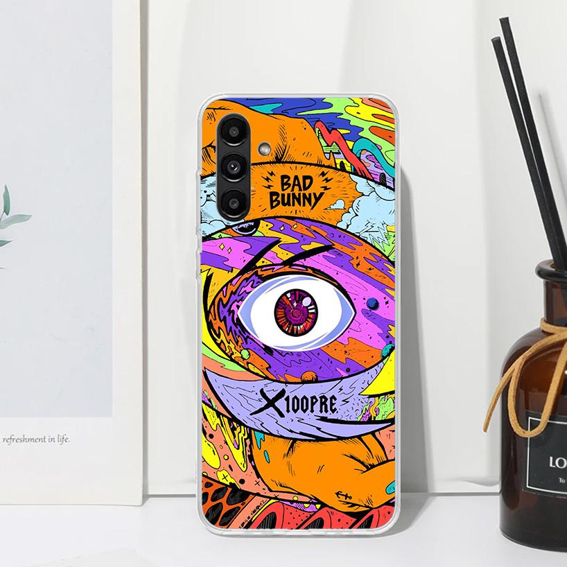 Bad Bunny X100pre Phone Case For Samsung Galaxy A17 A37 A57 A16 A26 A36 A56 A15 A25 A35 A55 A14 A24 A34 A54 A13 A23 A33 A53 A07