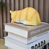 Cute Cat Resin Sculpture Jewelry Birthday Gift Home Dining Table Statue Accessories Decoration