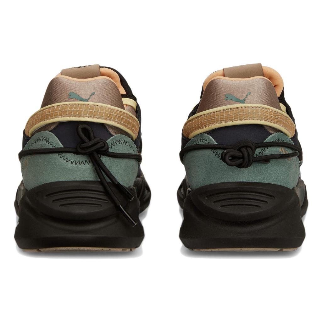 Puma Trc Blaze Fabric Leather Comfortable Trendy Low Top Lifestyle Sneakers Unisex sneakers Blue Green 388654-02