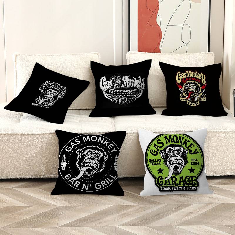 GGas MMonkey GGarage Logo Pillow Anime Pillow Sofa Bed Head Pillow Cover Cushion Cover x cm Fashion