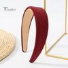 Damen-Stirnband 3cm Damen Haarband Breit Rutschfest Bunt Bequem Hohe Zähigkeit Haaraccessoires Foto Requisite Einfarbiger Reifen für den Alltag Mädchen