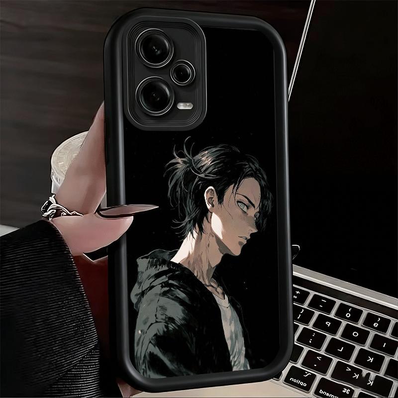 Phone Case for Xiaomi Redmi Note 15 14 13 Pro Plus A-Attack On T-Titan Eren Yeager Shell 12S 11 11S 11T 5G 14S Soft Silicone Fun