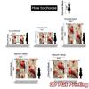 2D Flat Printing,JIT 2pcs, Curtains (Without Rod) Cardinal Blossoms Modern Creative Curtains Durable Polyester Curtains Thermal