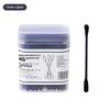 Black Cotton Swab Japanese Ear Pick - Disposable Double-Headed for Blackhead Cleaning