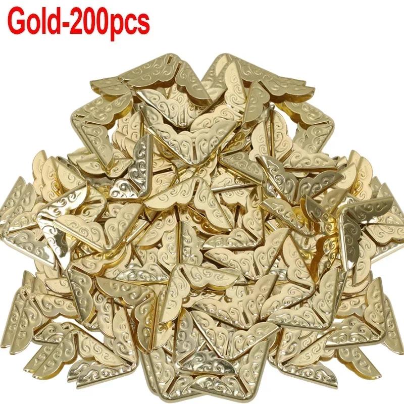 500/50x Photo Corner Protectors Albums Menus Books Folders Scrapbooking Edge Metal Corners Decoration Crafts Office Supplies