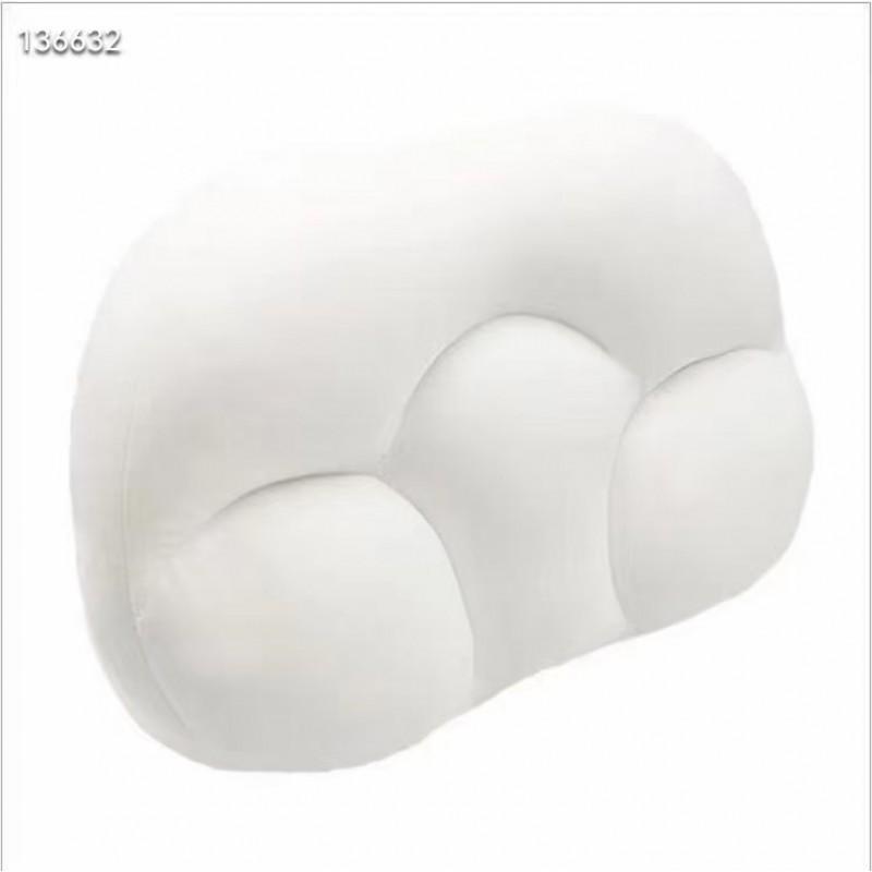 Memory Foam Cloud Pillow Neck Lumbar Support Breathable Cotton Cover Modern Minimalist Throw