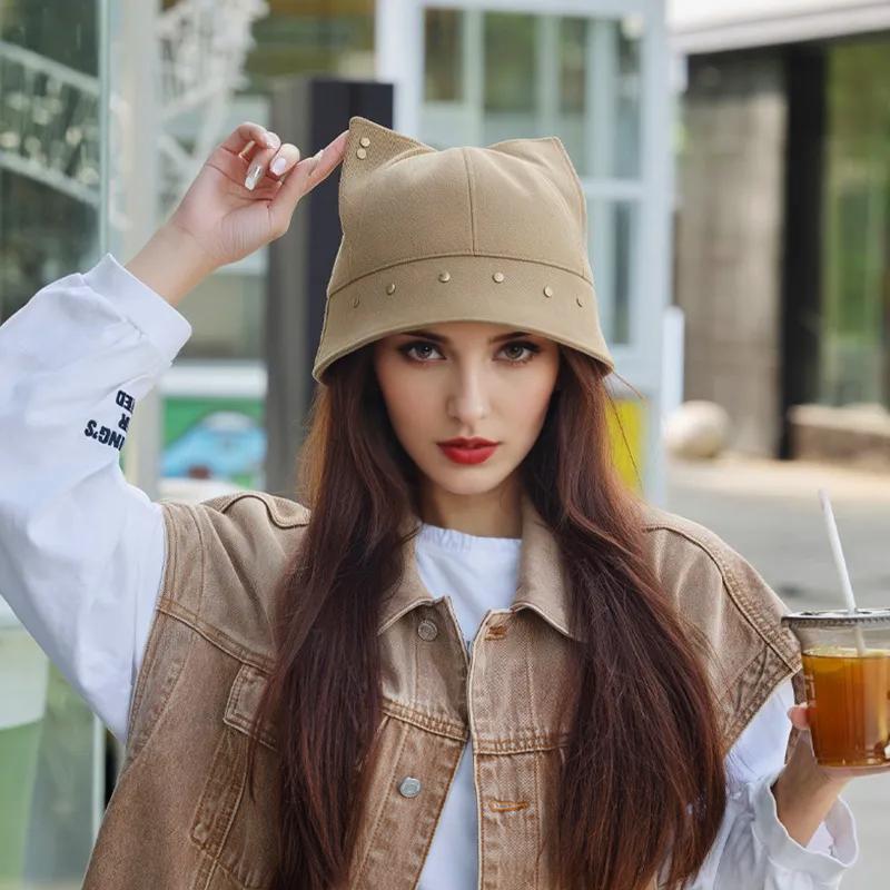 1PC Skin Friendly Travel Polyester Photography Durable Daily Outings Soft Natural Contour Hat Accessories Adjustable Rope