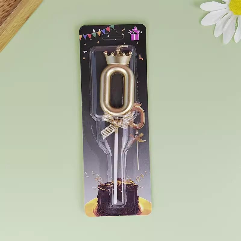 

Корона Бант Цифровая Свеча С Днем Рождения Украшение для Торта Номер для Первого Дня Рождения Ребенка Украшение для Десертного Стола 0-9 Свеча