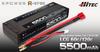 Hitec X-Power R-Spec XPR5500-LCG Li-Po 7.4V 60C120C with T-Type Deans Connectors, High Capacity, High Power, Durable, Slim Design, Low Center of