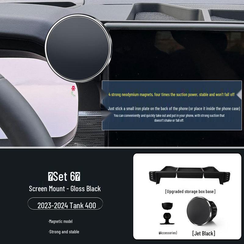 2023-2024 Tank 400 Phone Holder - Customized Screen Model Navigation Bracket Upgrade