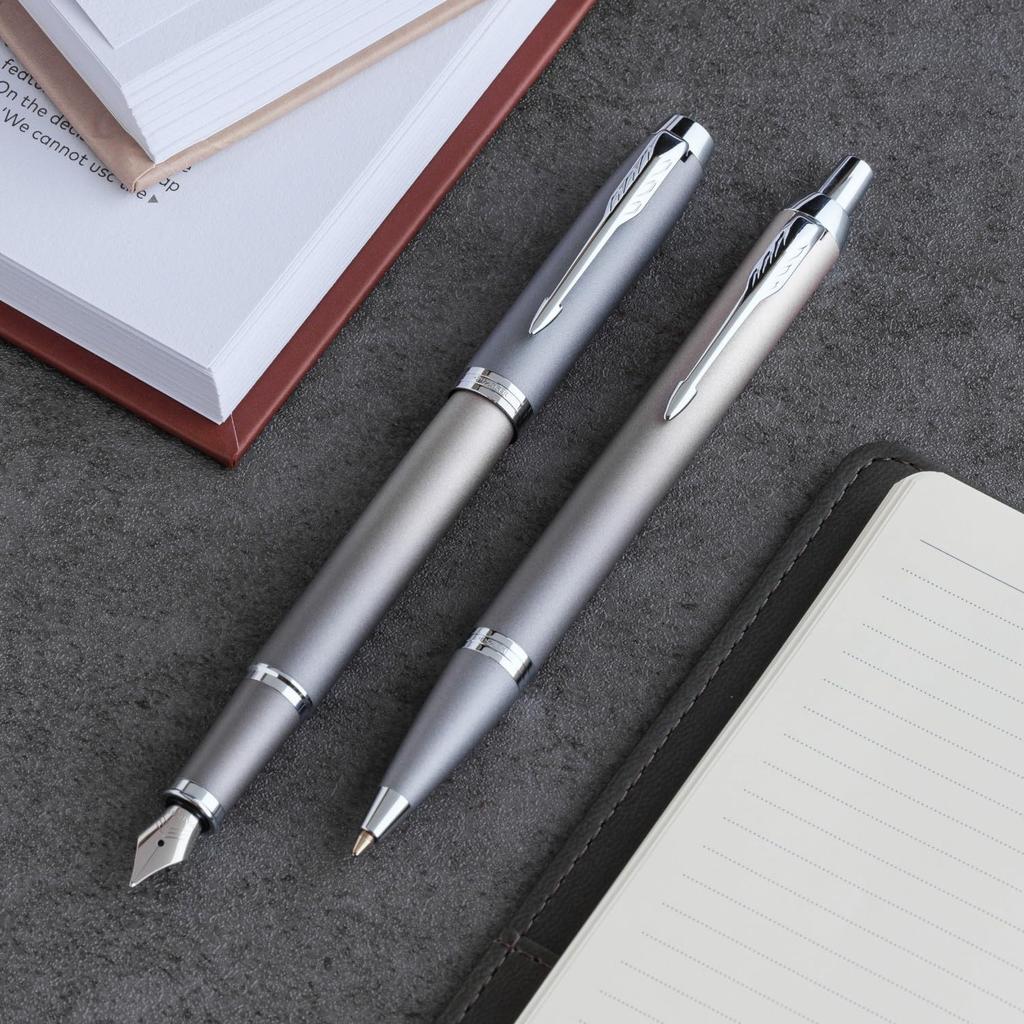Parker IM Writing Rituals Fountain Gray Fine Gift Premium Authentic Product Number 2203913 Pen, CT, Nib, Boxed, Quality, Imported,
