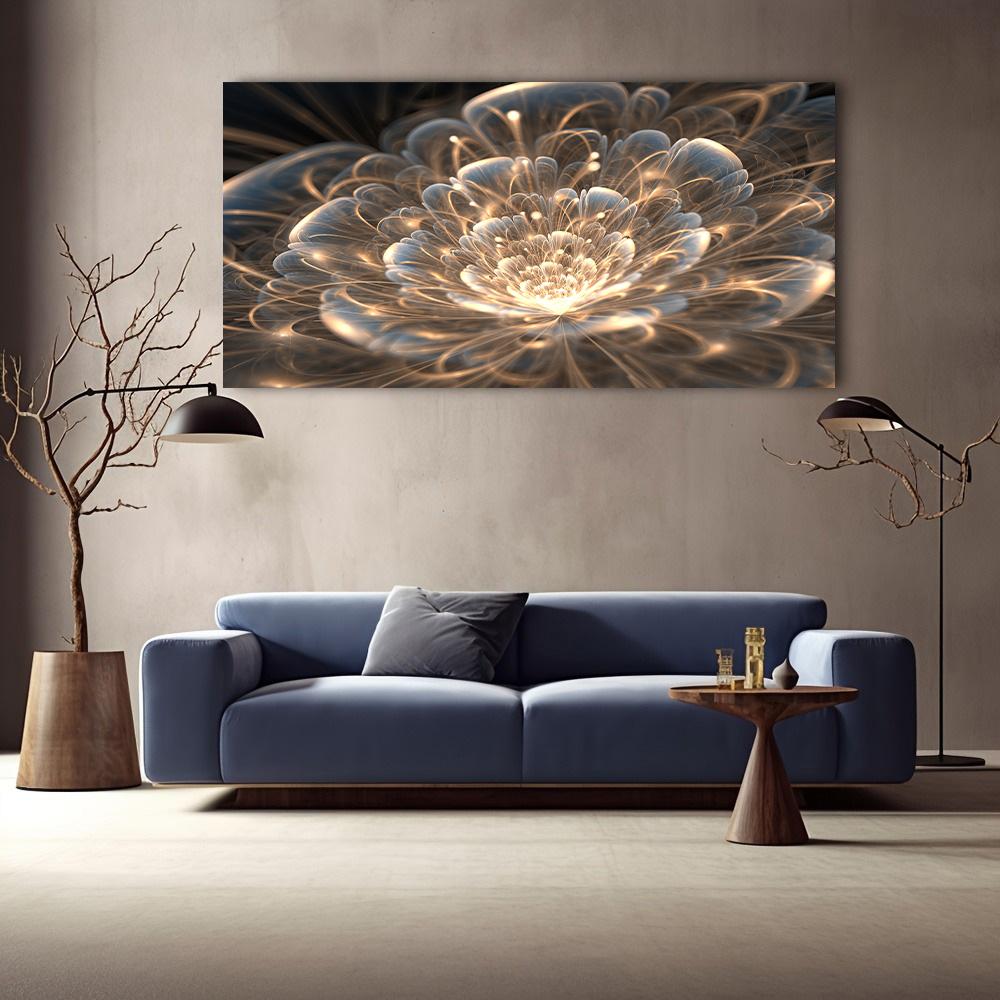 Abstract Flower Canvas Painting Posters and Prints Beautiful Wall Art Pictures For Modern Living Room Cuadros Decor