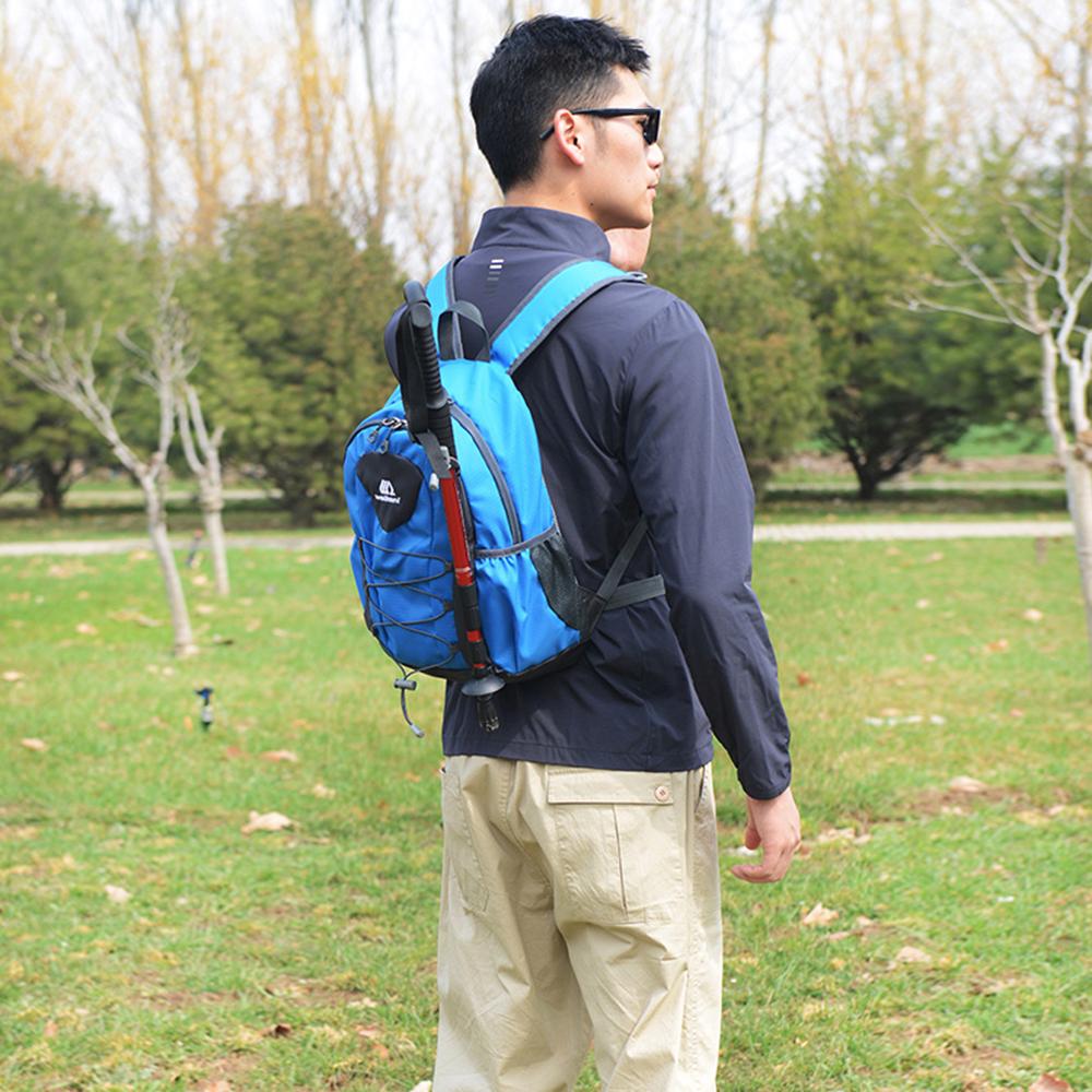 Outdoor Wanderrucksack 20L Wasserdichter Campingrucksack für Männer und Frauen Leichter Faltbarer Sport-Tagesrucksack für Reisen Skifahren