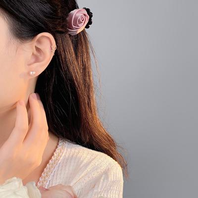 Simple Pearl Earrings for Women French Styl  Versatile  Elegant  High-end Earrings
