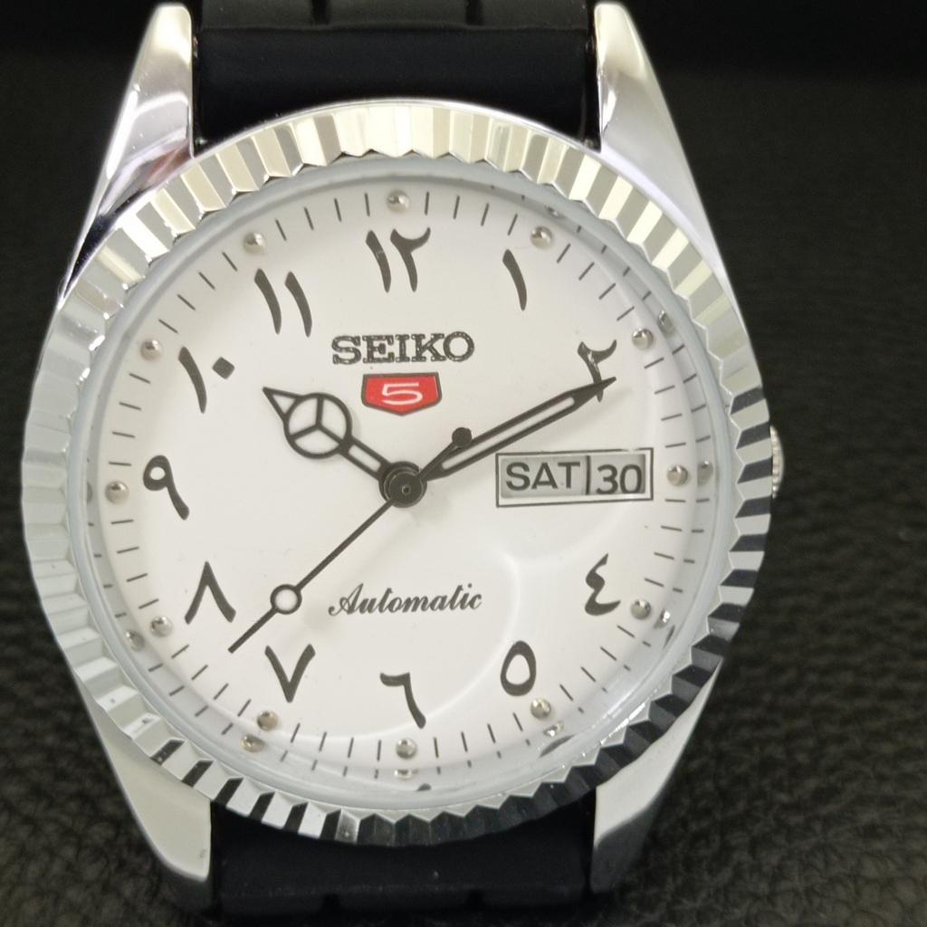 AUTOMATIC VINTAGE REFURBISHED SEIKO 5 JAPAN 6309A MENS ARABIC WATCH a441464-5 Sk-a441464