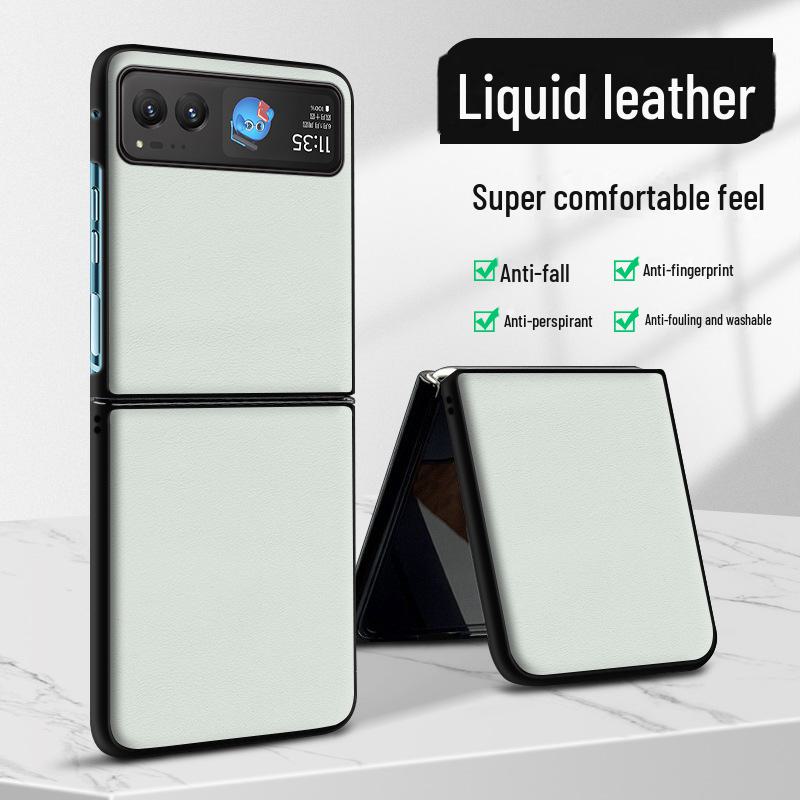 

Чехол для телефона Motorola Razr40 Liquid Leather — защитный чехол от падения Motorola razr40