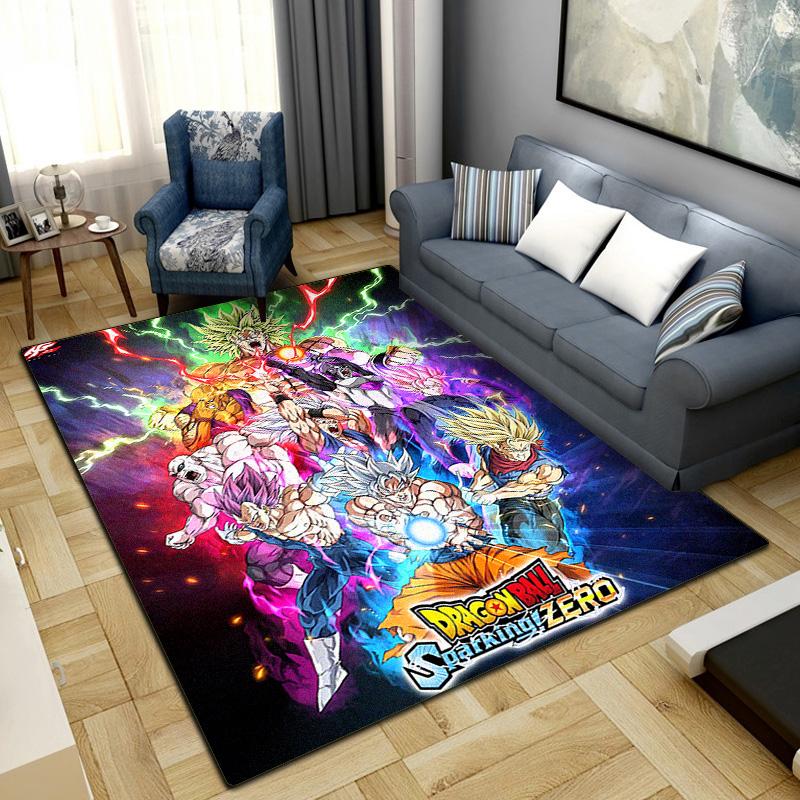 Dragon Ball Area Carpet for Living Room Bedroom Home Decor Cool Movie Mat Floor Mat -LXR11