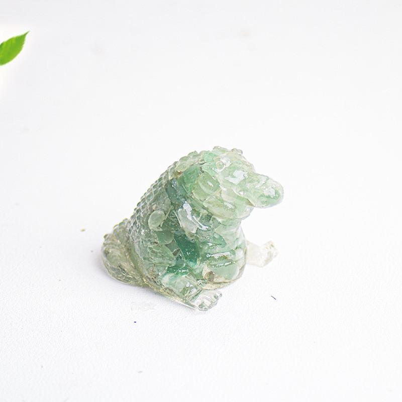 Crystal Resin Miniature Office Decor With Obsidian And Rose Quartz For Home And Desk Display
