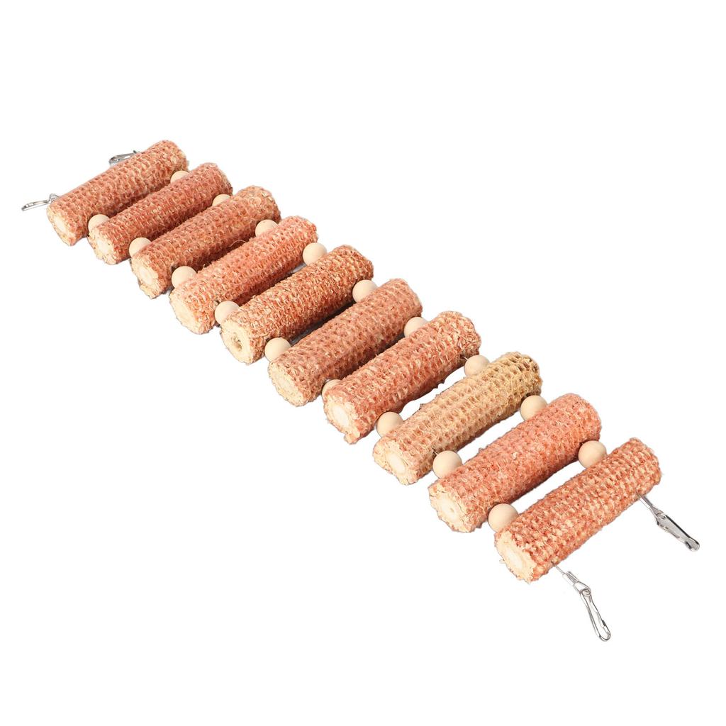 Small Pet Ladder Toy Fun Bite Resistance Relieve Boredom Corncob Arch Bridge Ladder Toy for