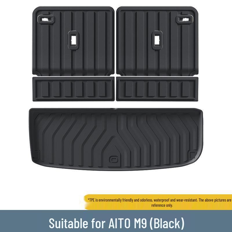 AITO M9/M7 Trunk Mat: TPE Waterproof, Wear-Resistant Protection for Car Interior