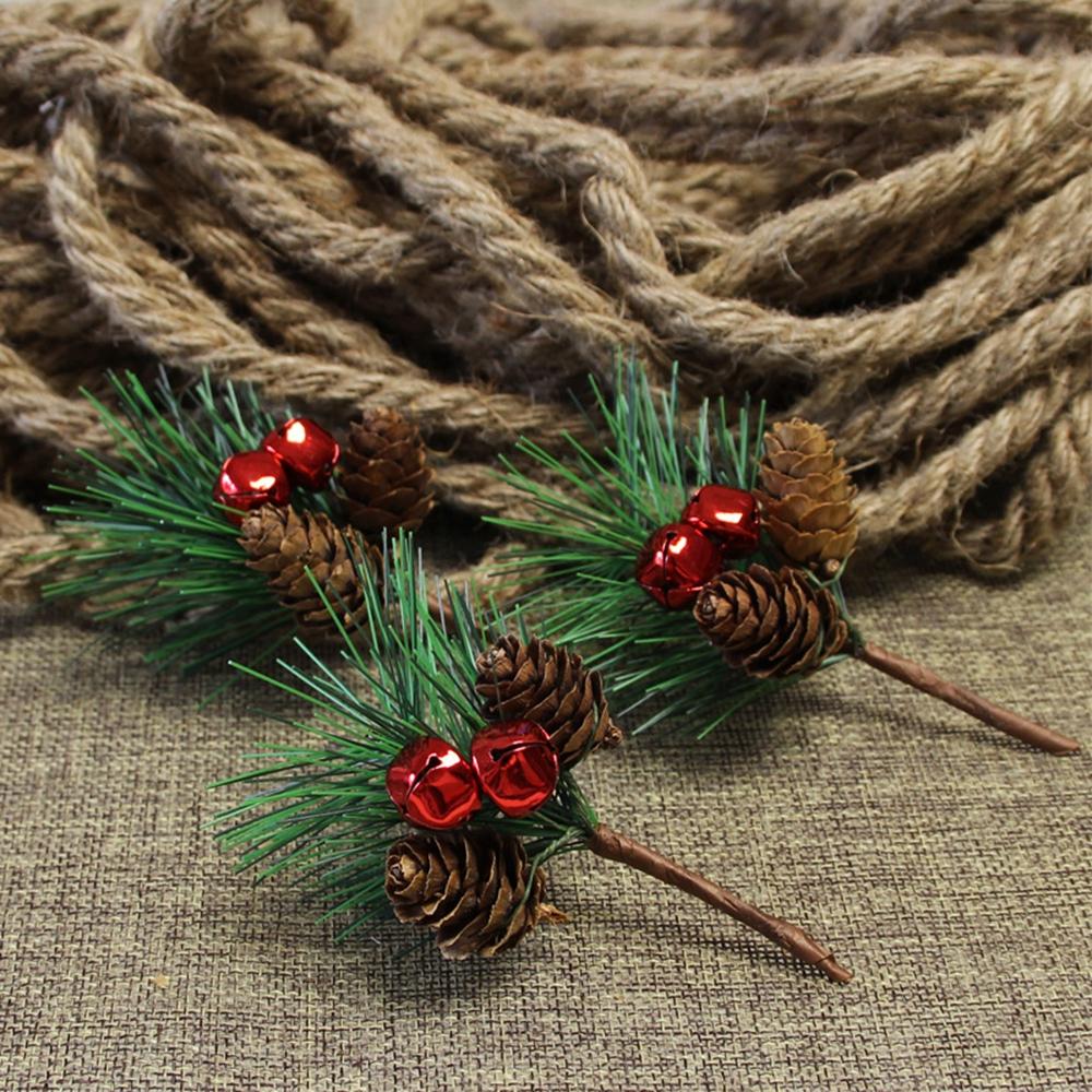Pick Party Table Decoration Home Fake Berries Artificial Pine Pick Christmas Wreath Decor Ornaments