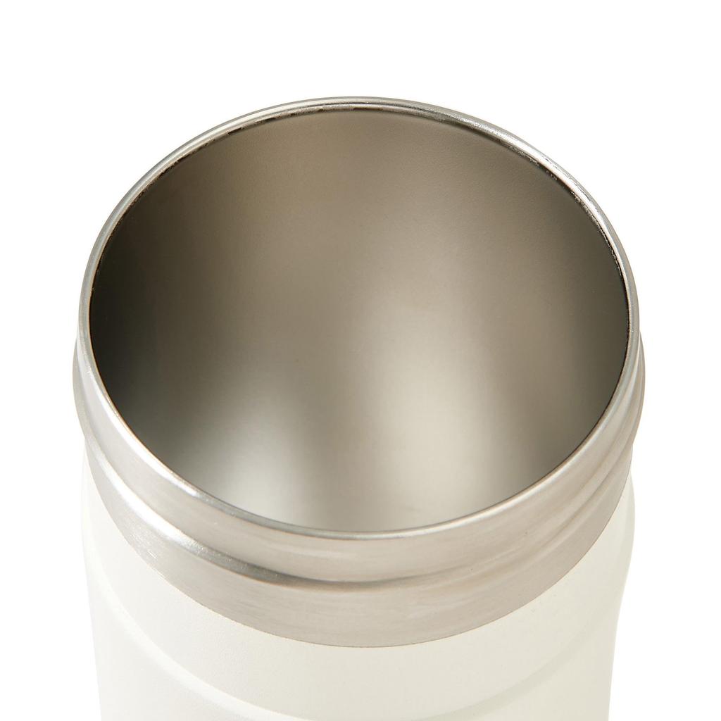 Francfranc White PET Bottle Holder, Fits 500-650ml Bottles, Double-Layer Vacuum Insulation, Keeps Hot or Cold, Bottle-in-Bottle Cooler