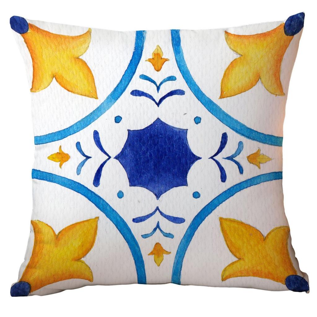 Geometric Summer Lemon Pillow Case Home Sofa Cushion Pillow Case