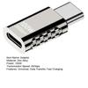 Zinc Alloy USB C OTG Adapter Type-C Female To Male Charger 20Gbps 100W PD Fast Charging & Data Sync Converter for Phone Laptop Tablets