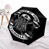 1pc Viking Valhalla Automatic Open Close Umbrella  Windproof Canopy, Automatic Open Close Button10191