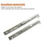 2 PCS Sturdy Sliding Door Kit External Rail Sliding Casters Sliding Door Carriage  Through Door