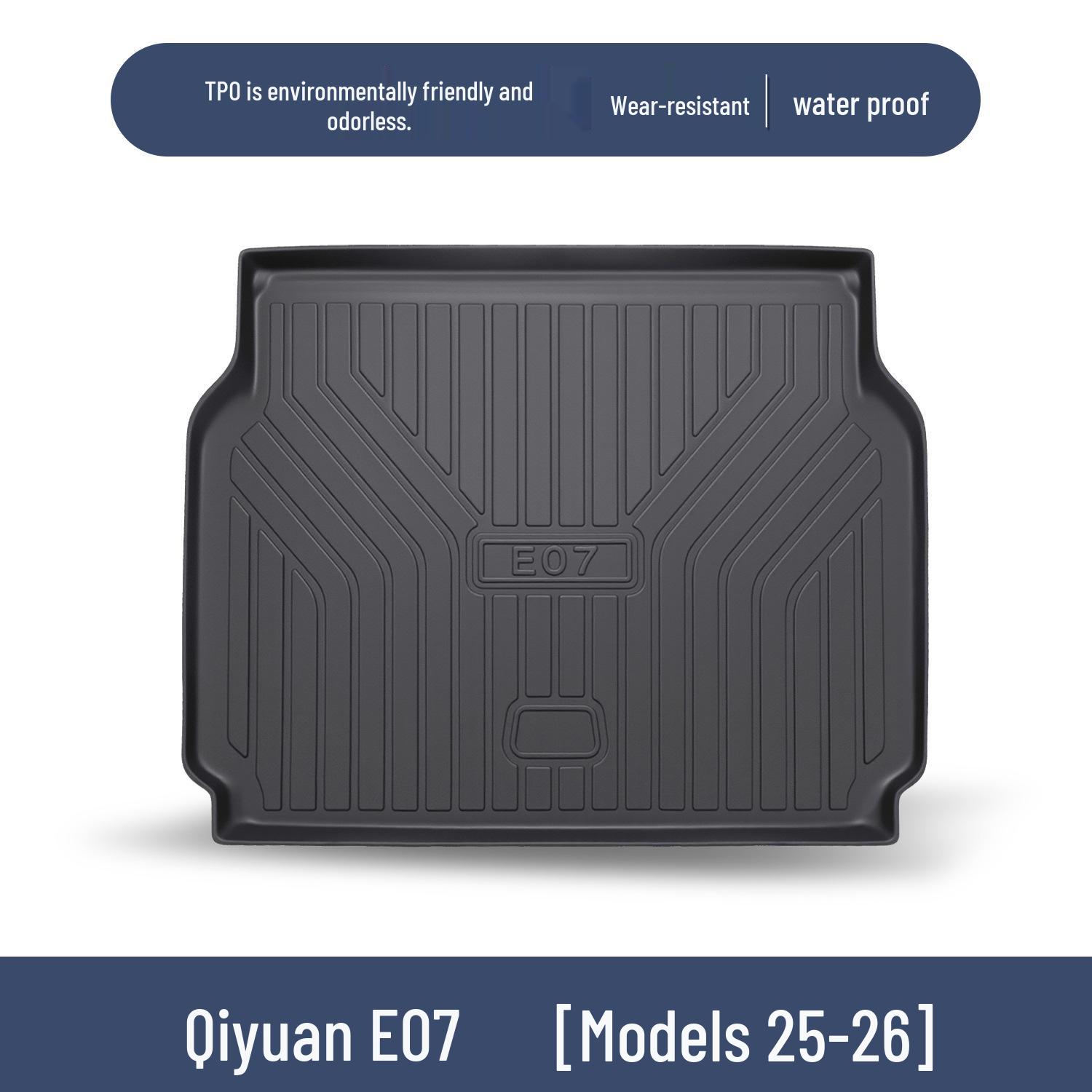 Changan Qiyuan E07 TPE Trunk Mat - Car Interior Accessories 100x90 cm