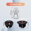 3PCS Car Hood Support Prop Rod Clips, Hood Rod Grommet Clips #91503-SS0-003 91604-SD2-013 Compatible with Honda Accord Odyssey