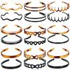 Black Plastic Hair BandTwist RodNational Style HeadbandPrimary School Hair Band