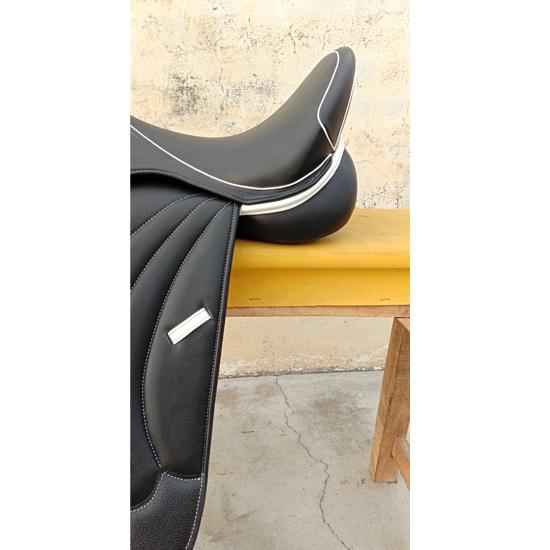 Șa de Dresaj Monoflap din Piele cu Arcade Interșanjabile, Mărime 17", 17.5", 18"