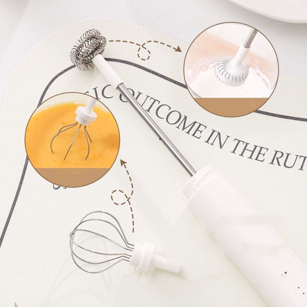 3 Gear Speed Electric Milk Frother Handheld Foam Mixer Portable Coffee Whisk  Cream