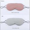 Sleep Mask Warm Cold Dual-Use Soft Silk Eye Mask Night Blackout Blindfold Eye Shade with Adjustable Elastic Strap Travel Shade